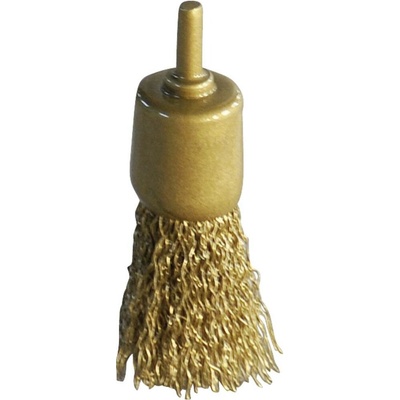 KS Tools BRONZEplus koncová kefa, drôtená, zvlnená, Ø 26 mm 9639595 1 ks