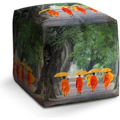 Sablio Taburet Cube Mniši: 40x40x40 cm