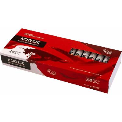 Rosa Studio Комплект акрилни бои 24x20ml (9074771)
