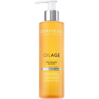 DERMEDIC OILAGE Синдет за почистване на лице Почистващо масло унисекс 200ml