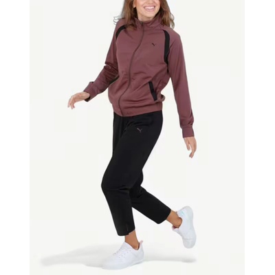 PUMA Classic Tricot Tracksuit Purple/Black