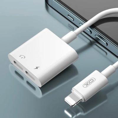 Преходник от Lightning към 2 x Lightning, XO /бял/ (NB-R172A)