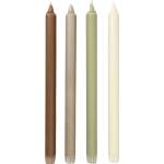 ferm LIVING Свещи Pure зелено-кафеви 4 бр (1104269777)
