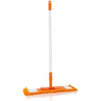 Brilanz Mop plochý ženilkový s teleskopickou tyčou 120 cm oranžový