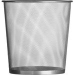 Premier Housewares Офис метално кошче за боклук в матово сребрист цвят 12 l Den - Premier Housewares (1209404)
