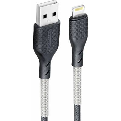 Forcell CB-01A USB na Lightning 12W/2.4A, 1m, černý