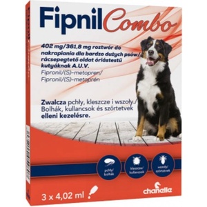 OrionPharma Fipnil Combo XL Разтвор за капково прилагане за много големи кучета (над 40 кг) 3 пипети