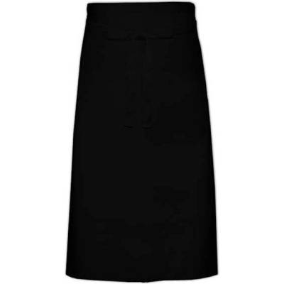 Link Kitchen Wear Kuchařská zástěra Xxl s kapsou X70140P Black 70 x 140 cm