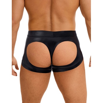 SuperLove Sexy Matte Look Boxer Thong 303 Black M
