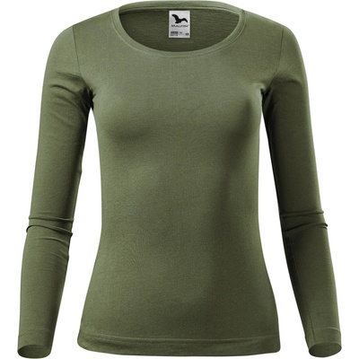 MALFINI Malfini fit-t long sleeve 169 / Дамска тениска с дълъг ръкав - каки xl (1690916)