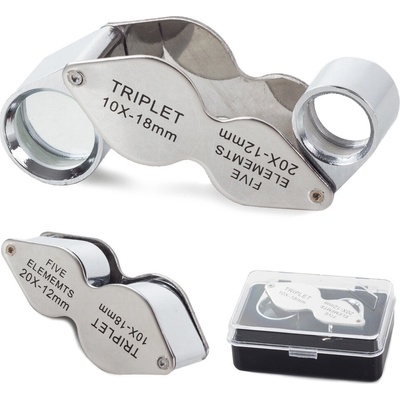 Verk Skládací kapesní lupa 10x 20x