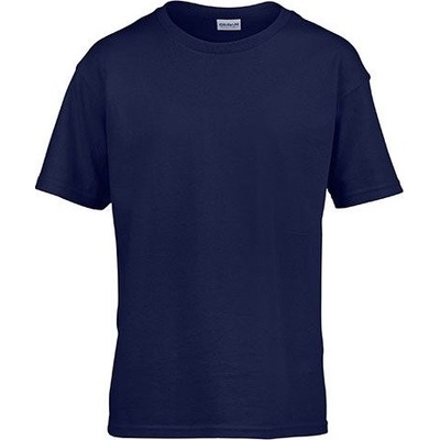 Gildan bavlněné měkké tričko Softstyle modrá námořn