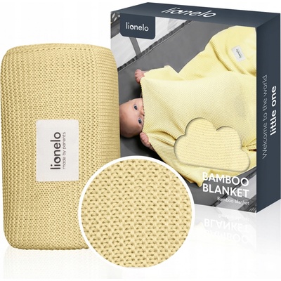 Lionelo bambusová deka LO BAMBOO BLANKET žltá
