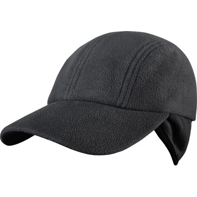 CONDOR OUTDOOR baseballka YUKON fleece ČERNÁ