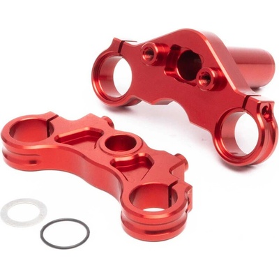 Losi 1:4 Promoto-MX Motorcycle: Spojka trojitá hliník červená