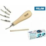 TITANUM Set of length for linocut 5pcs MILAN