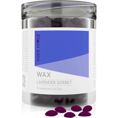 Nikk Mole WAX voskové granule na obočí a obličej Lavender Sorbet 100 g – Zboží Dáma