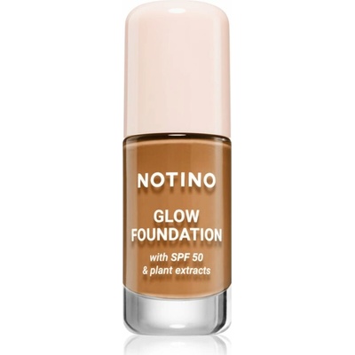 Notino Foundation Glow foundation with SPF50 make-up 01 medium deep warm 30 ml