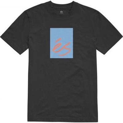 Triko éS Main Block black/light blue