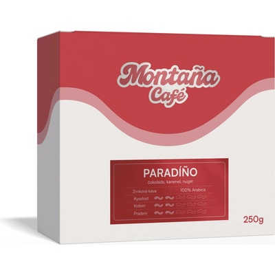 Café Montaña Brazil Paraiso Estate mletá Moka konvička 250 g