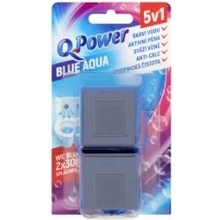 Q-Power tuhý blok do nádržky WC Blue Water 2 ks