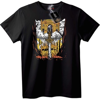 NOONEBRAND Тениска Меч в Каменен Замък - XS, White