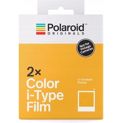 Polaroid Color i-Type Film 2-balenie (16 fotografií) farebné, biely rámik