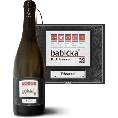 Sablio Babička Prosecco biele suché šumivé víno 10,5 % 0,75 l (holá fľaša)
