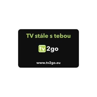 REGISTRAČNÍ KARTA TV2GO