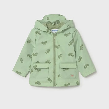 MAYORAL Яке непромокаемо Светло зелен цвят с хамелеони за бебе момче Mayoral