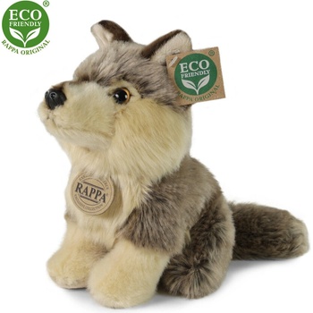 Rappa Плюшен Вълк, седящ, 18 см. , серия Еко приятели (866898)