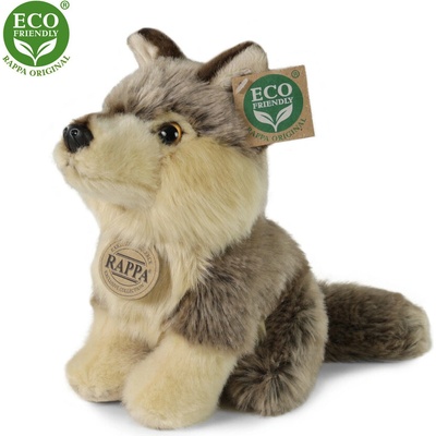 Rappa Плюшен Вълк, седящ, 18 см. , серия Еко приятели (866898)