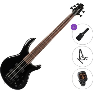 Cort C5 Deluxe Standard SET Black 5-струнна бас китара