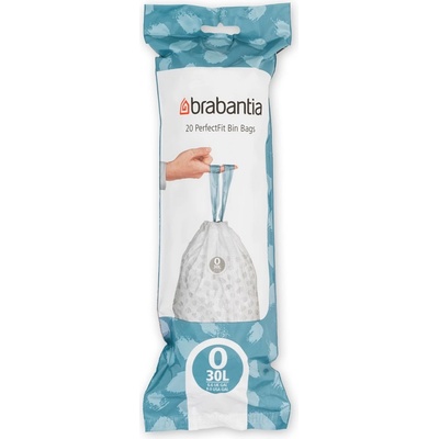 Торба за кош Brabantia PerfectFit FlatBack+/Bo размер O, 30L, 20 броя, ролка (1004144)