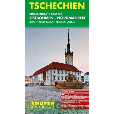 Česká republika (Východní Čechy Severní Morava) 1:200 000 / automapa Höfer Verlag