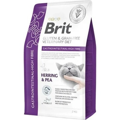 Brit Veterinary Diets Cat GF Gastrointestinal High Fibre 2 kg