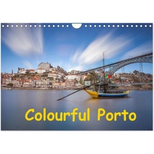 Calvendo Colorful Porto (Wall Calendar 2026 DIN A4 landscape), CALVENDO 12 Month Wall Calendar | Calvendo, insideportugal