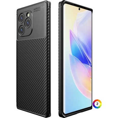 Huawei Honor 60 SE Удароустойчив Carbon Fiber Калъф и Протектор