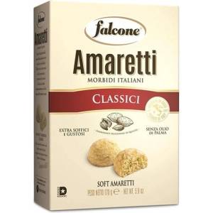FALCONE Бисквити Falcone Amaretti Classici с нежен вкус на бадем 170гр