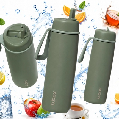 B.Box termální láhev se skládacím náustkem 690 ml Olive