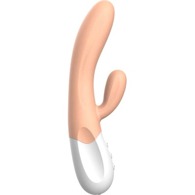 Luxusní dvojitý stimulační vibrátor Bend IT Plus Rechargeable Peach