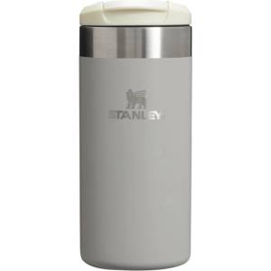 STANLEY 1913 Aerolight Transit Thermo Mug 0.35L - Keeps Hot for 4 Hours - Dishwasher Safe - Coffee Mug To Go Leak-Proof - Compatible with Common Car Drink Holders - Charcoal - 100000111519 (10-10788-151)