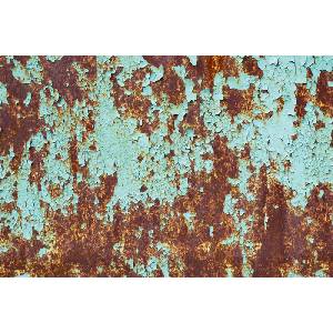 DIMEX ART Флизелинов фототапет ръжда върху стар цветен метал 375 x 250 см