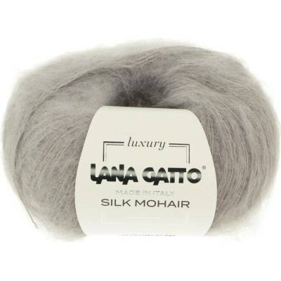Lana Gatto Silk Mohair 30145 šedá