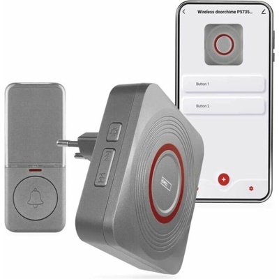 EMOS GoSmart Domovní bezdrátový zvonek P5735SS do zásuvky s WiFi 3402128000