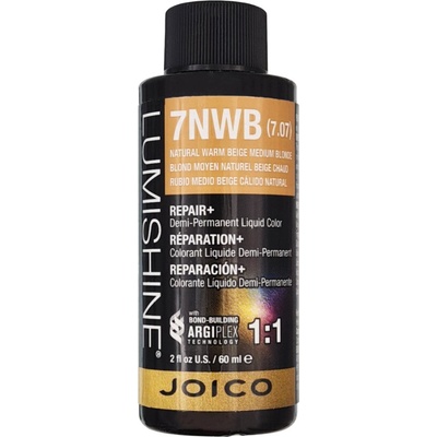 Joico Lumishine Liquid Color 7NWB Natural Warm Beige Medium Blonde 60 ml