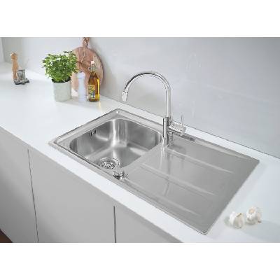 Комплект кухненска мивка Grohe K400 и Смесител за кухня Concetto 31570SD0 (31570SD0)