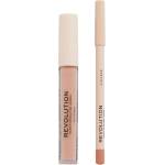 Revolution Beauty Kомплект за устни - Червило и молив Stunner, 3 ml + 1 g - baby