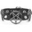Leather & steel fashion гривна Triple Pentagram - LSF1 69