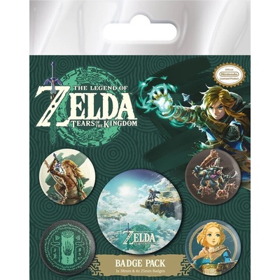 Odznaky set The Legend of Zelda: Tears of Kingdome - Hyrule Skies